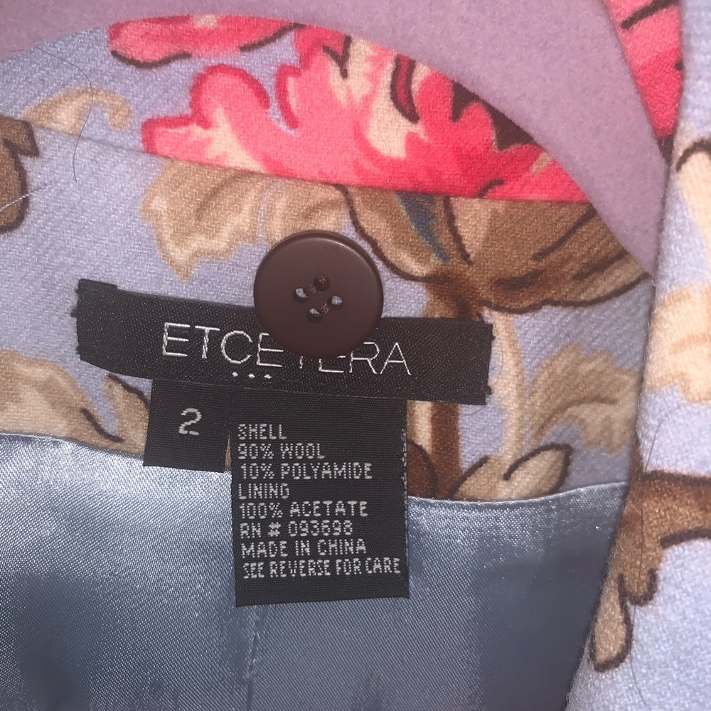 Etcetera long floral jacket